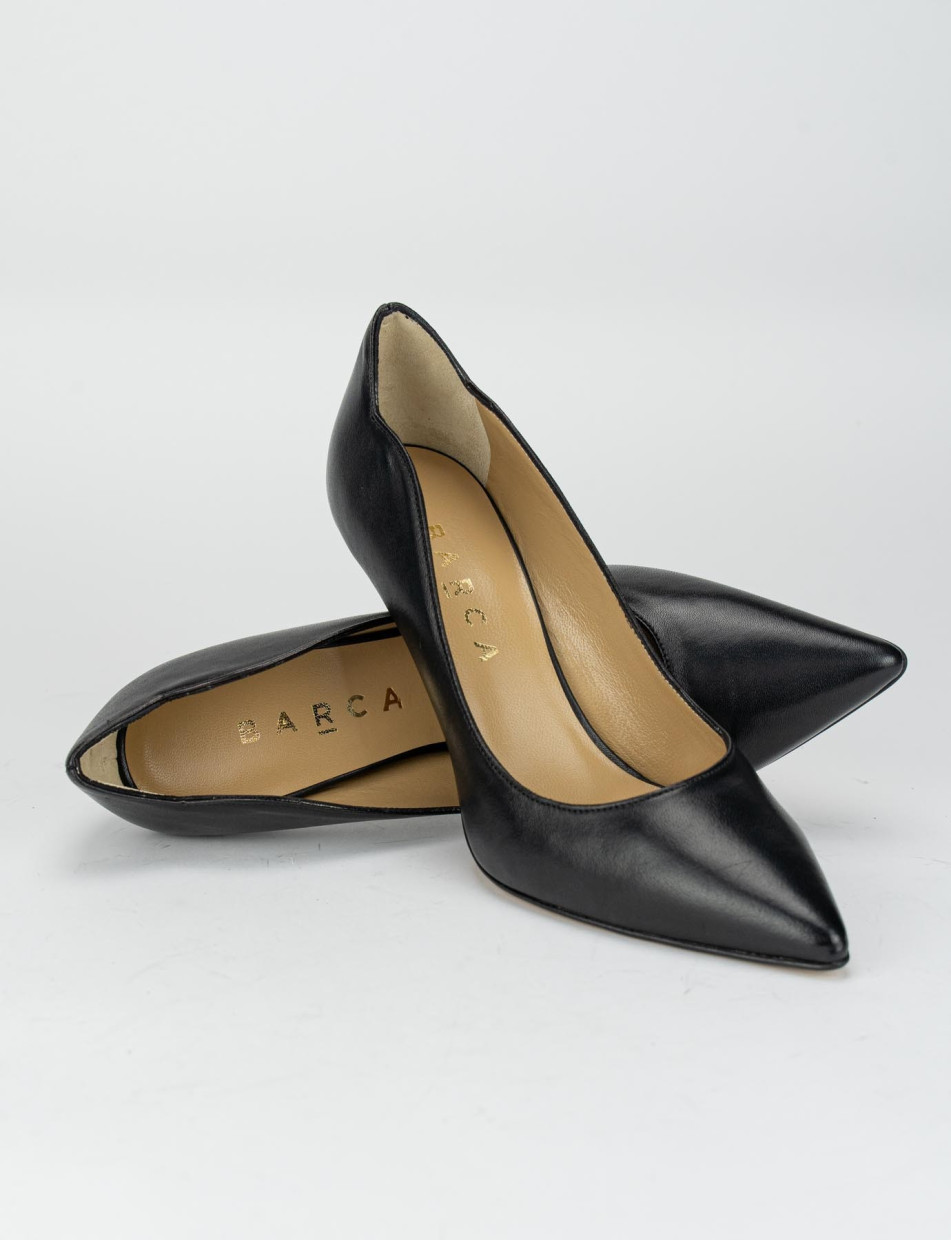 Pumps heel 7 cm black leather