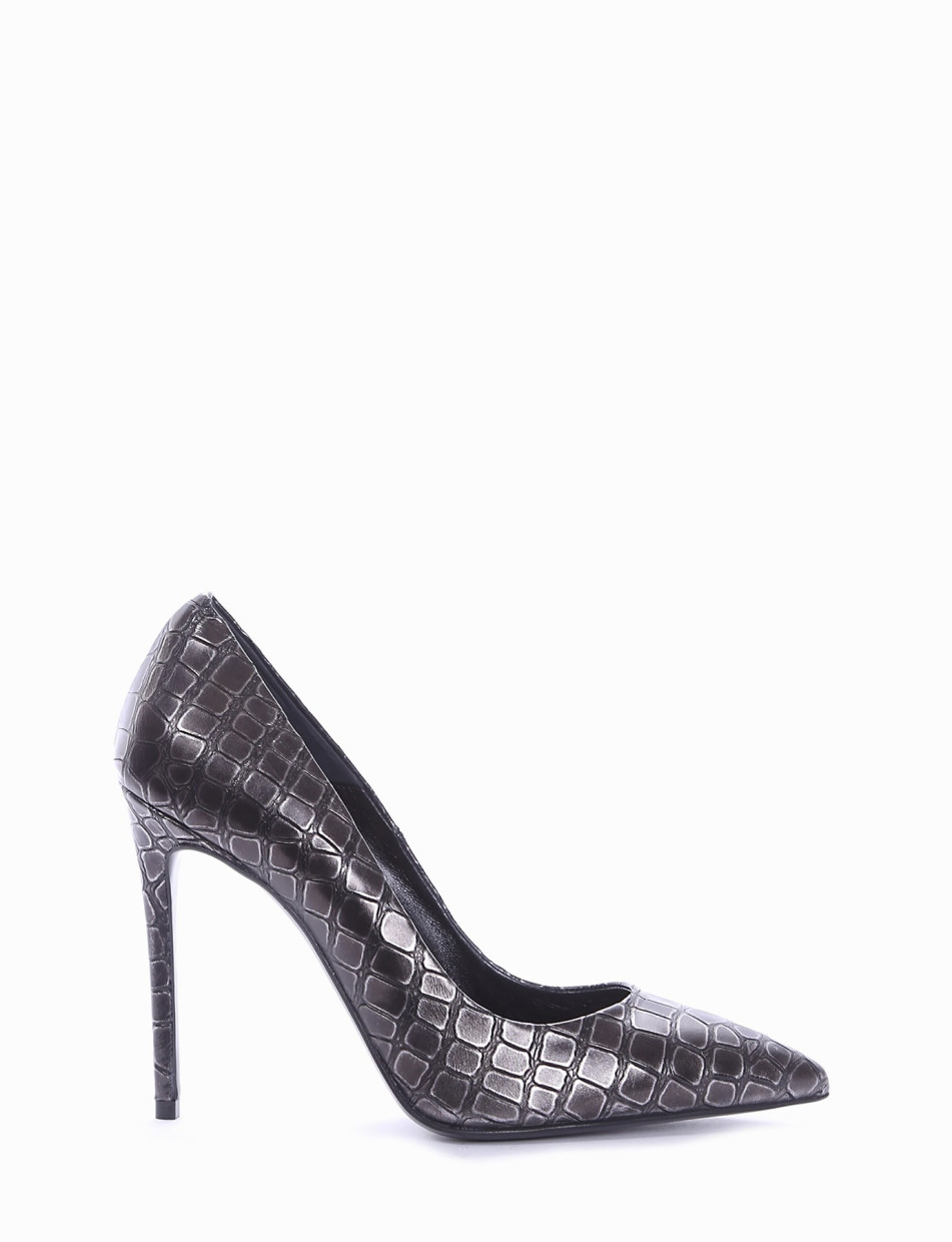 decolte tacco 10 cm argento Barca Stores