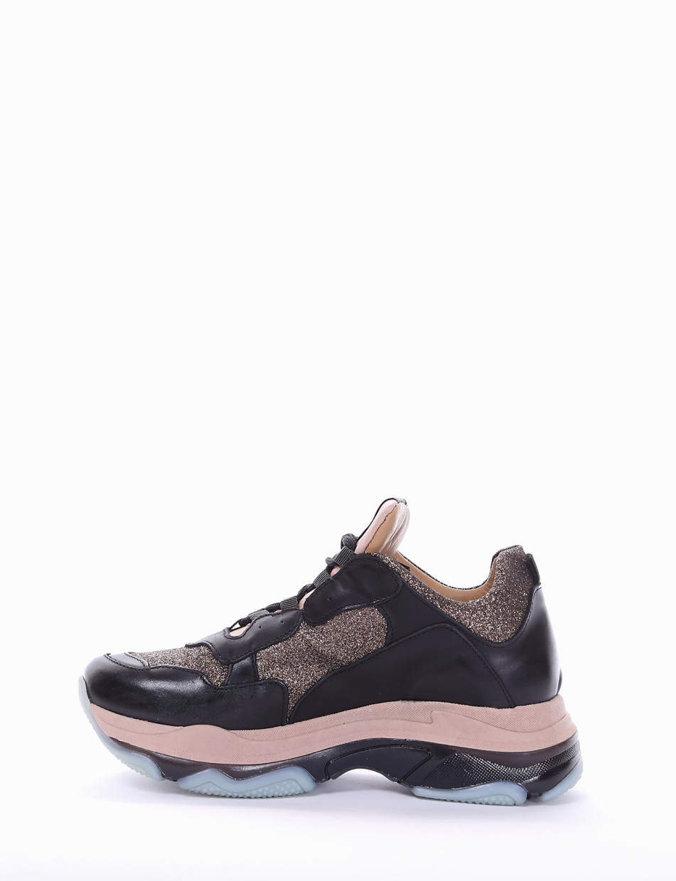 Snkrs fondo alto + glitter