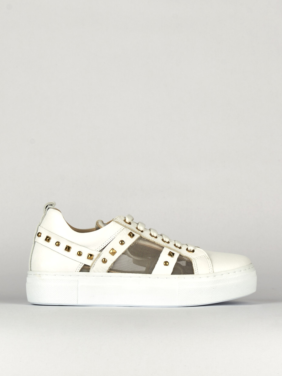 Sneakers pelle bianco