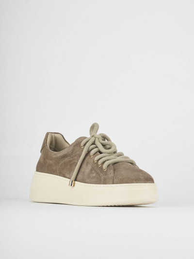 Sneakers camoscio beige