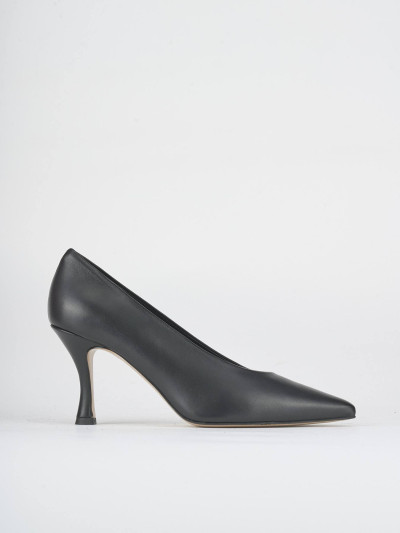 Décolleté tacco 7cm pelle nero