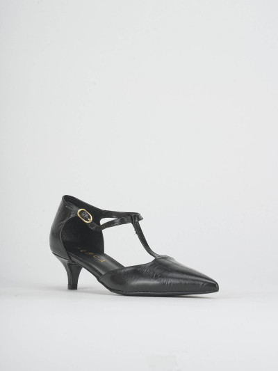 Décolleté tacco 5cm pelle nero