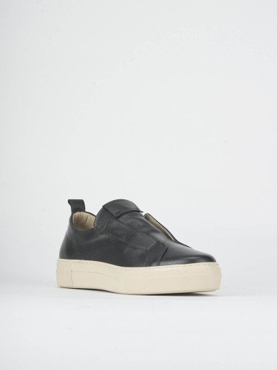 Sneakers pelle nero