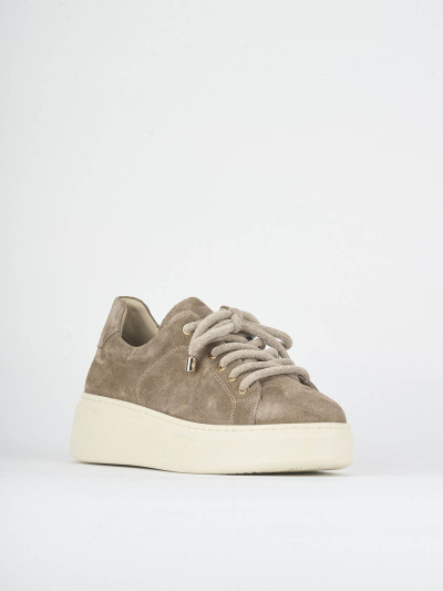 Sneakers camoscio beige