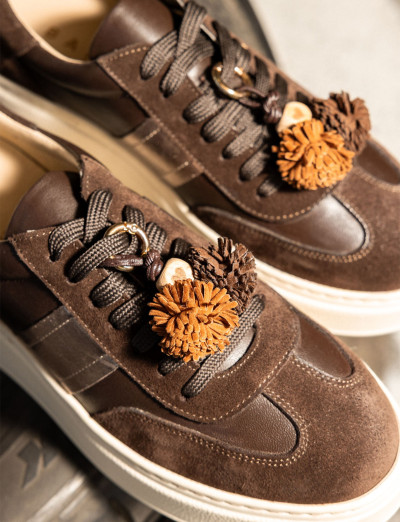 Sneakers camoscio testa