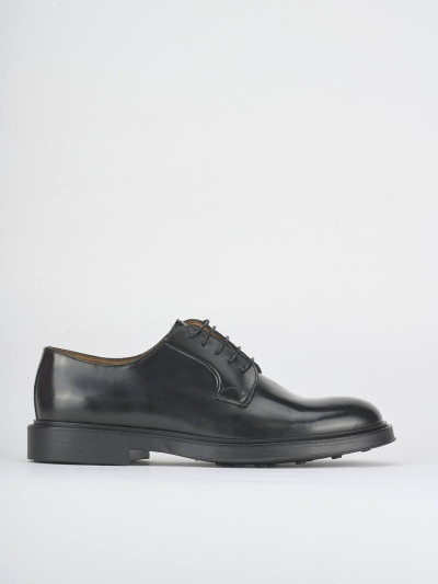 Stringate pelle nero