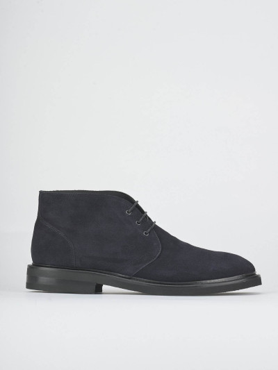 Stivaletti camoscio blu