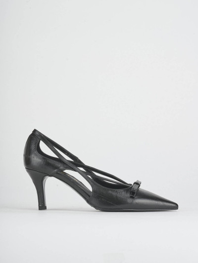 Décolleté tacco 8cm pelle nero