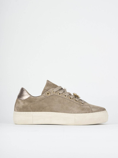 Sneakers camoscio beige