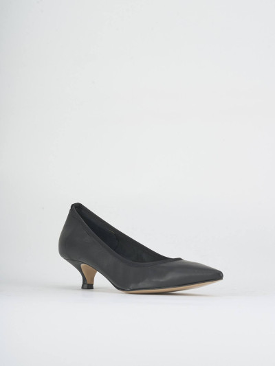 Décolleté tacco 3cm pelle nero