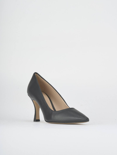 Décolleté tacco 7cm pelle nero