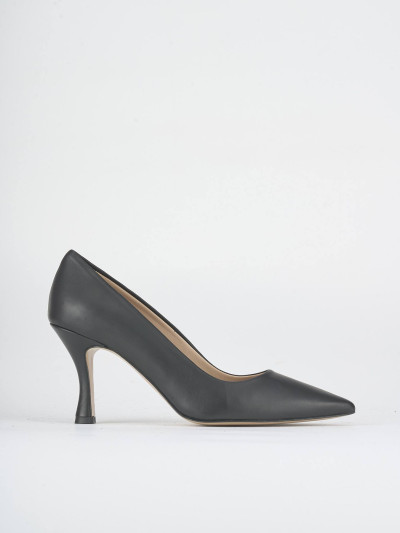 Décolleté tacco 7cm pelle nero