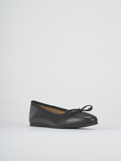 Ballerine tacco 1cm pelle nero