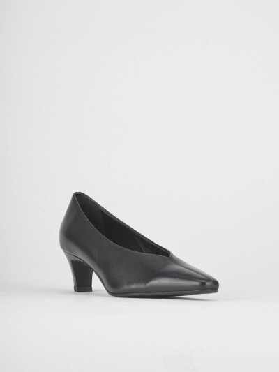 Décolleté tacco 6cm pelle nero