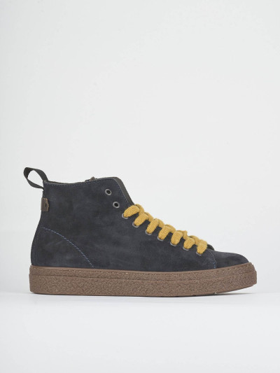 Sneakers camoscio blu