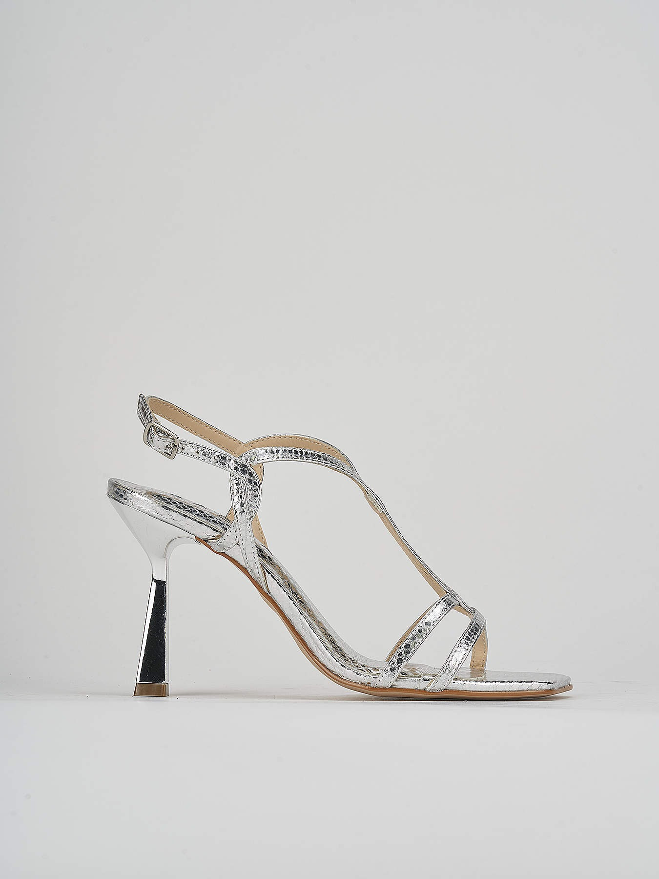 Sandali pitonati deals con tacco